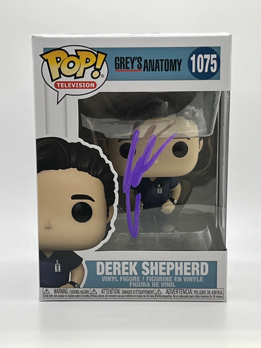 Patrick Dempsey Signed Funko Derek Shepherd Grey's Anatomy Autograph Beckett