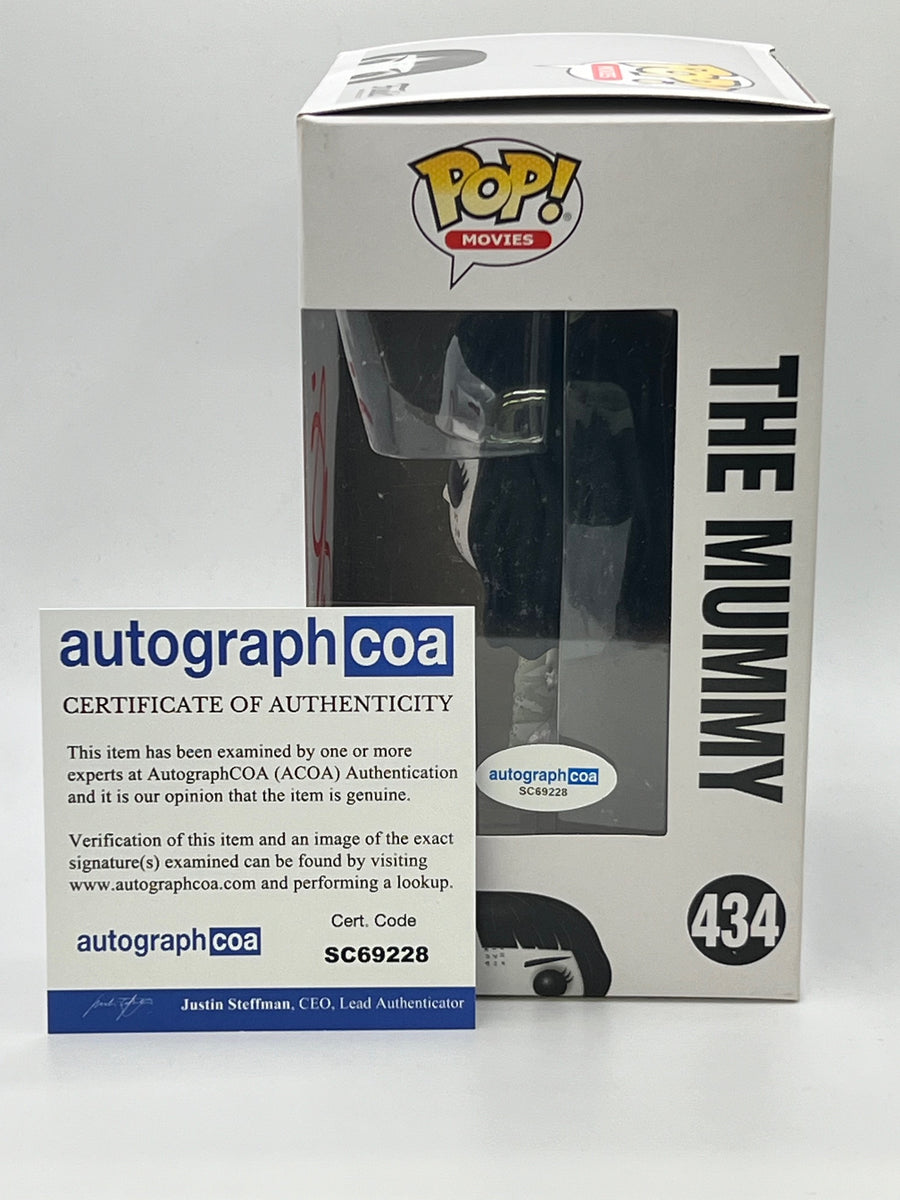 SOFIA BOUTELLA SIGNED AUTOGRAPHED MUMMY AHMANET FUNKO top POP FIGURE JSA COA RARE!