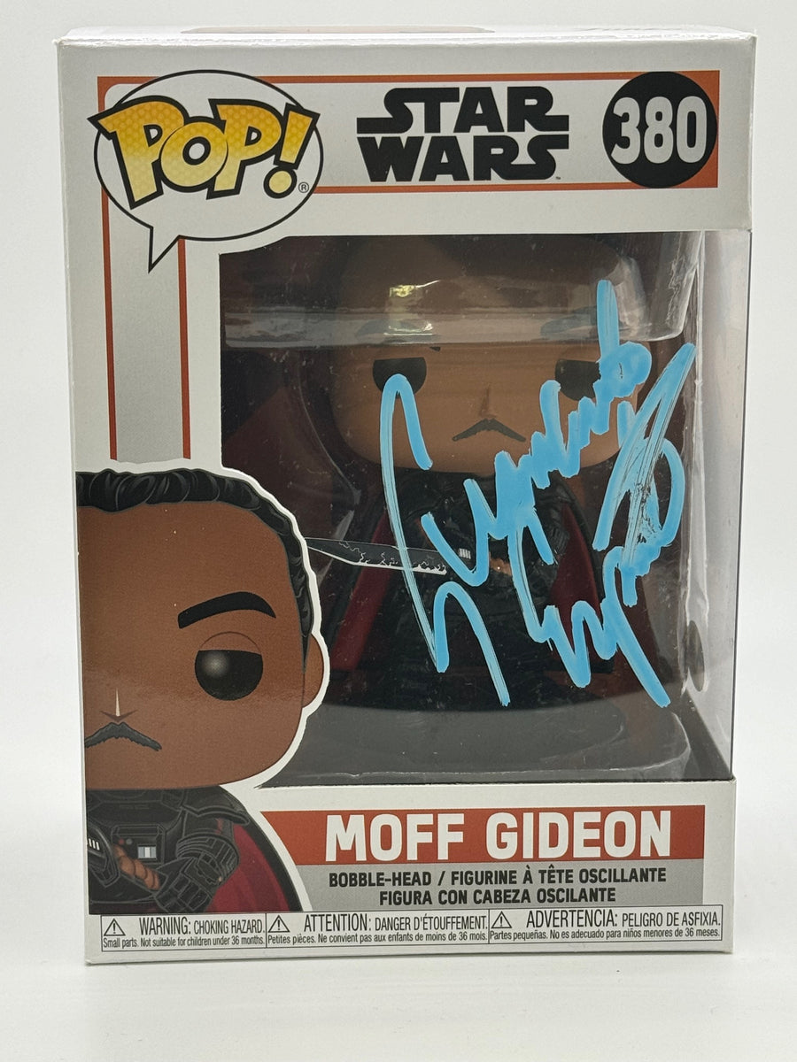 Star Wars Moff Gideon Funko offers pop signed by Giancarlo Esposito