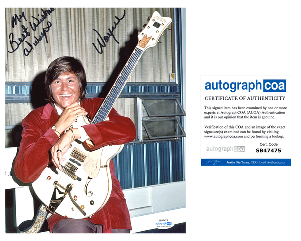 Wayne Newton Signed Autograph 8x10 Photo ACOA