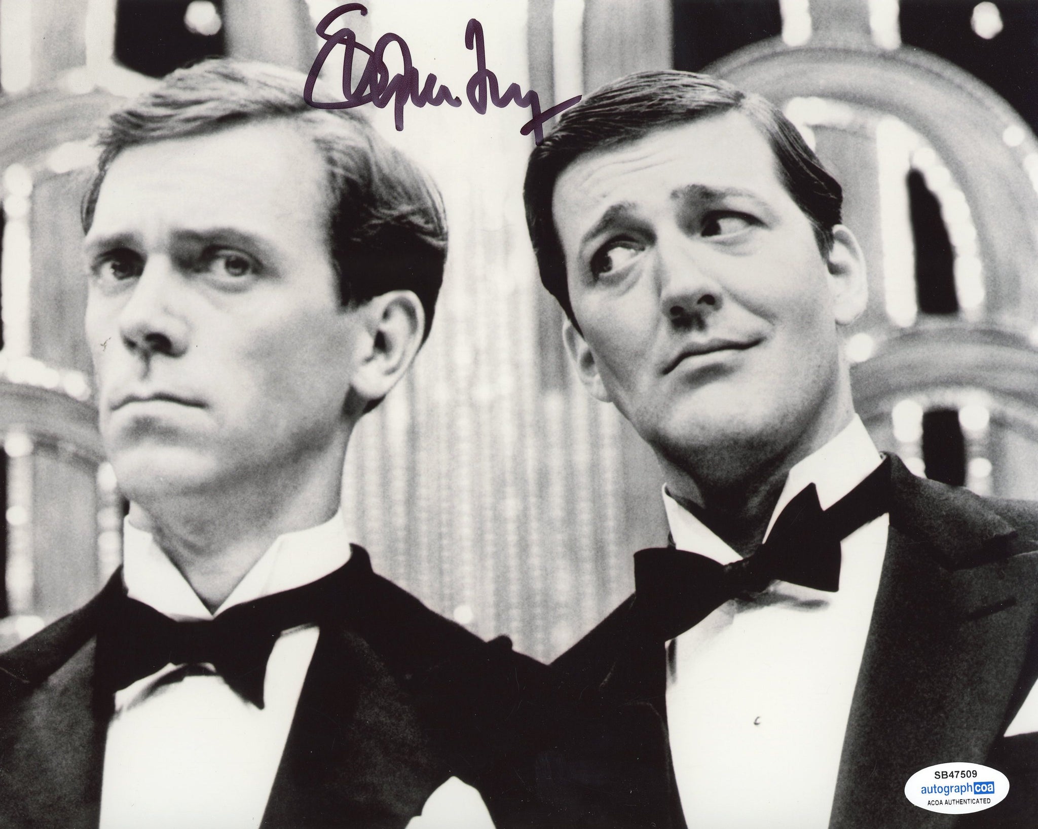 Stephen Fry Jeeves Signed Autograph 8x10 Photo ACOA