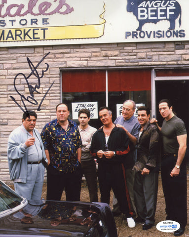 Vincent Pastore Sopranos Signed Autograph 8x10 Photo ACOA