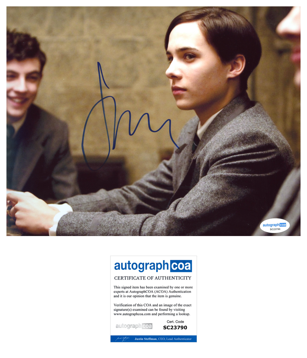 Frank Dillane Harry Potter Signed Autograph 8x10 Photo ACOA Outlaw