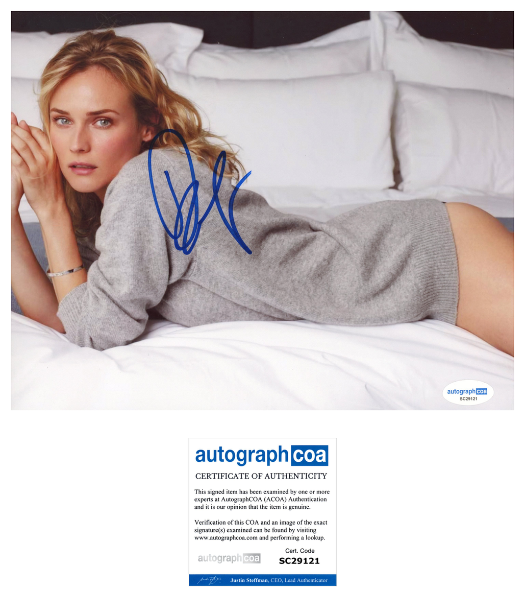 Diane Kruger in-person autographed photo Great color ph