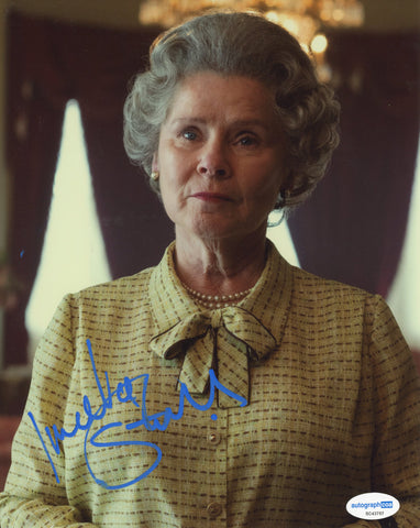 Imelda Staunton The Crown Signed Autograph 8x10 Photo ACOA