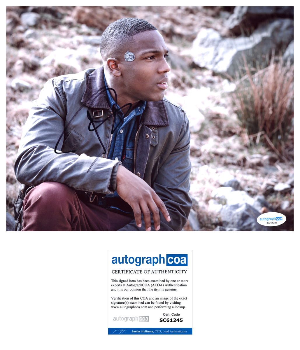 Tosin Cole Doctor Who Signed Autograph 8x10 Photo ACOA | Outlaw Hobbies