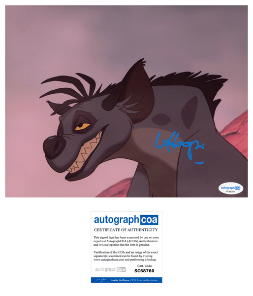 Whoopi Goldberg Lion King Signed Autograph 8x10 Photo ACOA