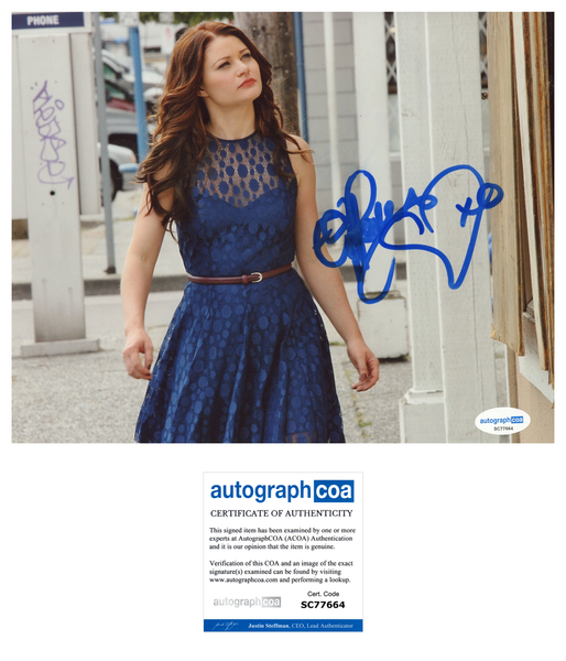 Emilie De Ravin Once Upon A Time Signed Autograph 8x10 Photo ACOA