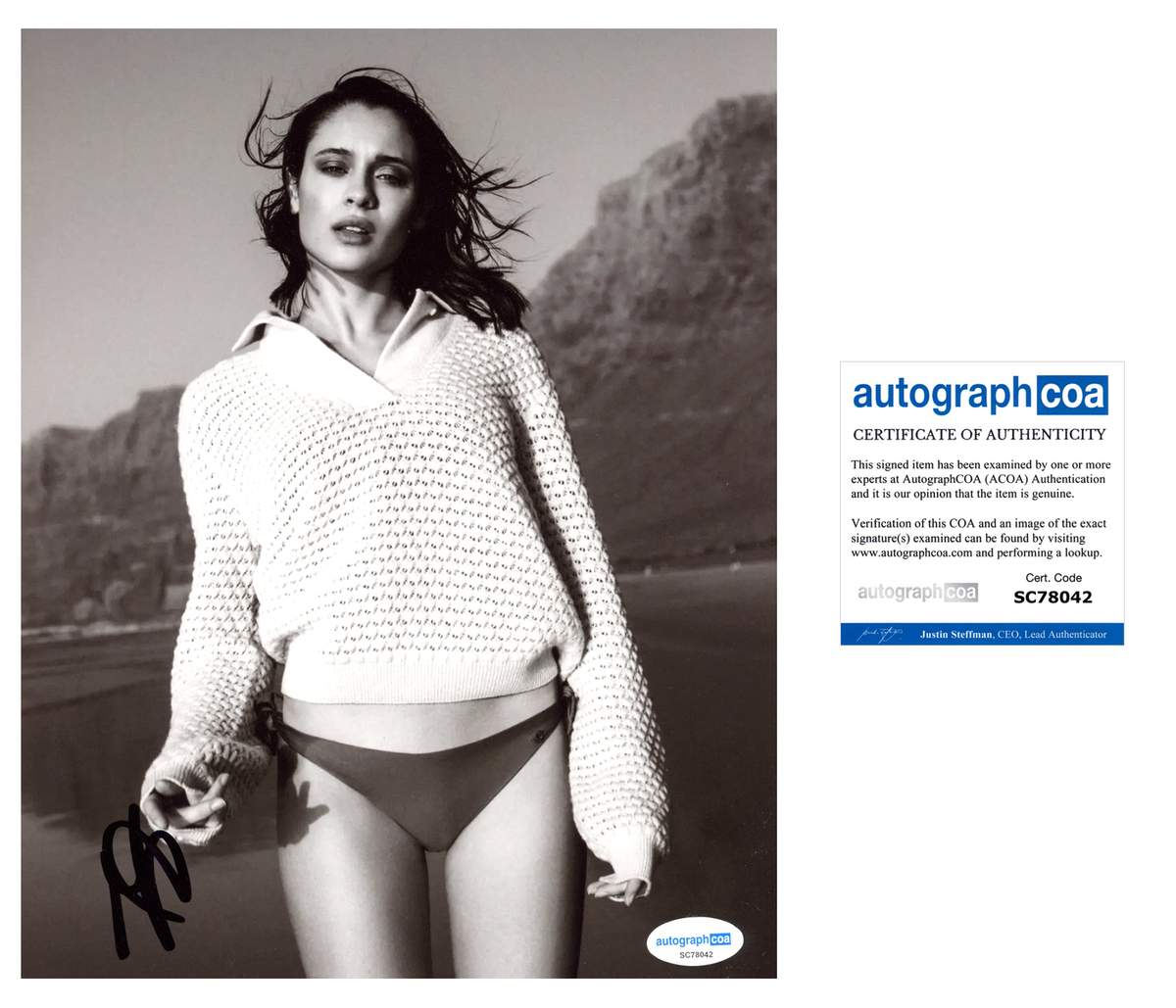 Daniela Melchior Sexy Signed Autograph 8x10 Photo ACOA Outlaw Hobbies daniela-melchior-sexy-signed-autograph-8x10-photo-acoa-outlaw-hobbies