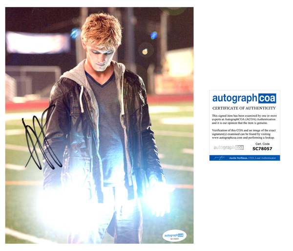 Alex Pettyfer I am Number Four Signed Autograph 8x10 Photo ACOA