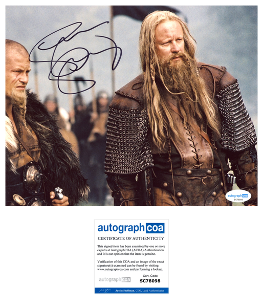 Stellan Skarsgard King Arthur Signed Autograph 8x10 Photo ACOA