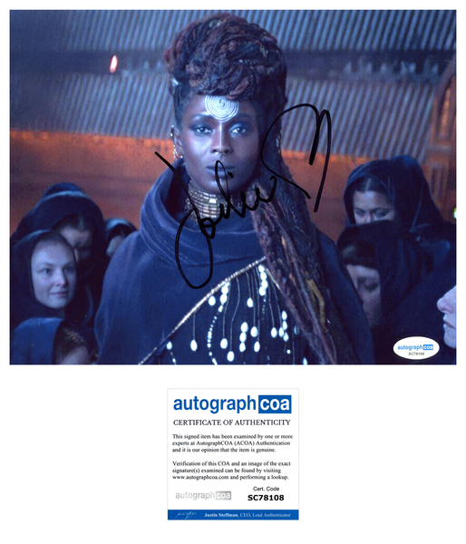 Jodie Turner Smith The Acolyte Signed Autograph 8x10 Photo ACOA
