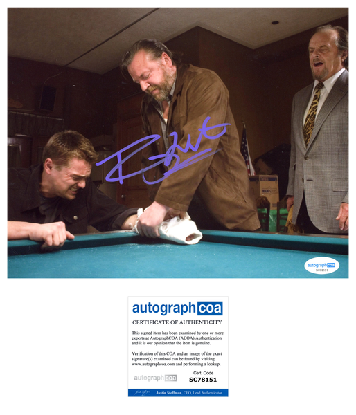 Ray Winstone Departed Signed Autograph 8x10 Photo ACOA