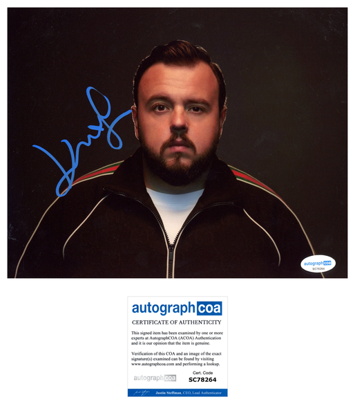 John Bradley 3 Body Problem Signed Autograph 8x10 Photo ACOA