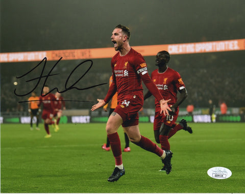 Jordan Henderson Liverpool England EPL Signed Autograph 8x10 Photo JSA