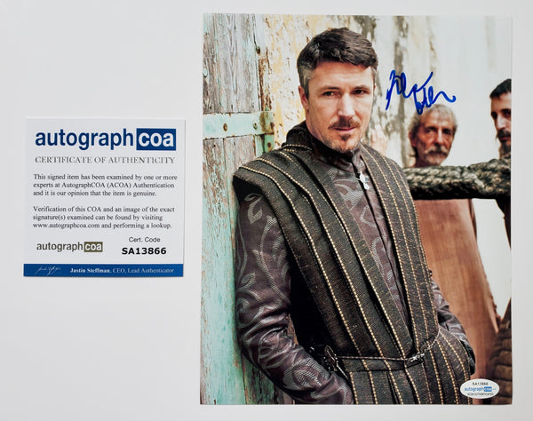 Aidan Gillen Game of Thrones Signed Autograph 8x10 Photo ACOA #13 - Outlaw Hobbies Authentic Autographs