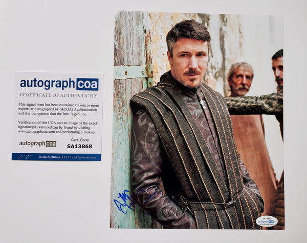 Aidan Gillen Game of Thrones Signed Autograph 8x10 Photo ACOA #15 - Outlaw Hobbies Authentic Autographs