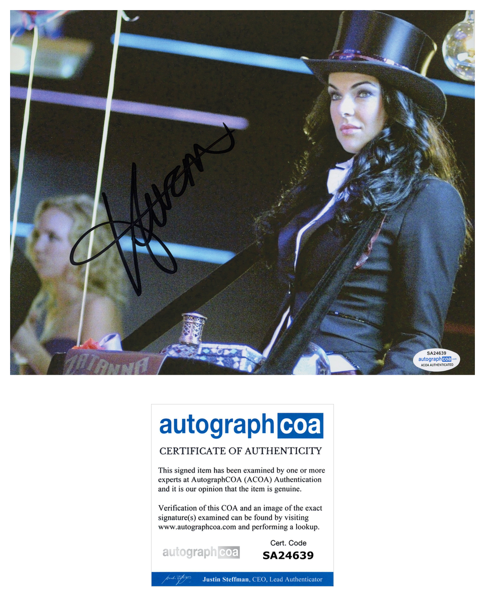 Serinda Swan Sexy Signed Autograph 8x10 Photo Acoa 3 Smallville Outlaw Hobbies Authentic