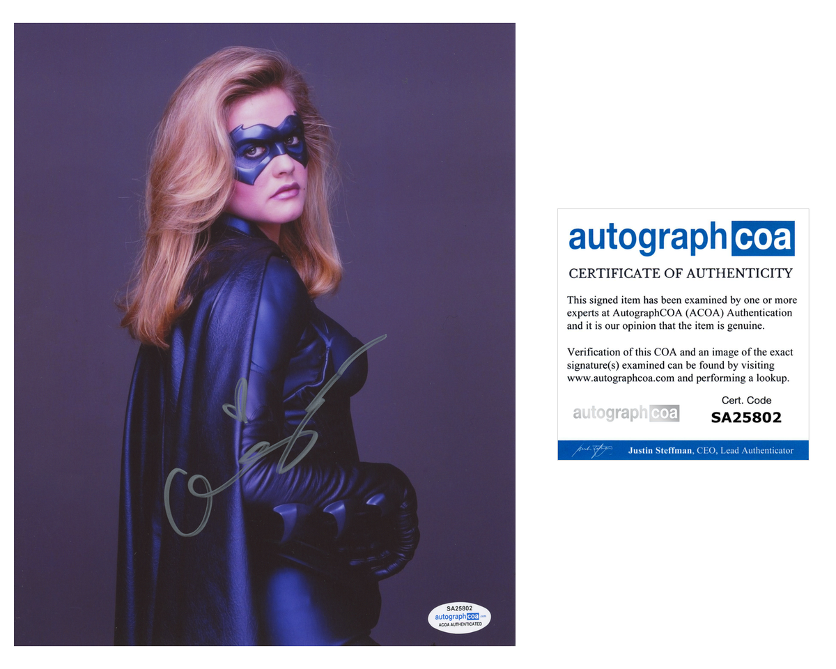 Alicia Silverstone Autographed 8x10 Photograph Aerosmith Crazy ! BAS W