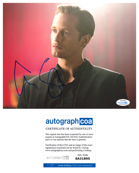Alexander Alex Skarsgard True Blood Signed Autograph 8x10 Photo ACOA #10 - Outlaw Hobbies Authentic Autographs