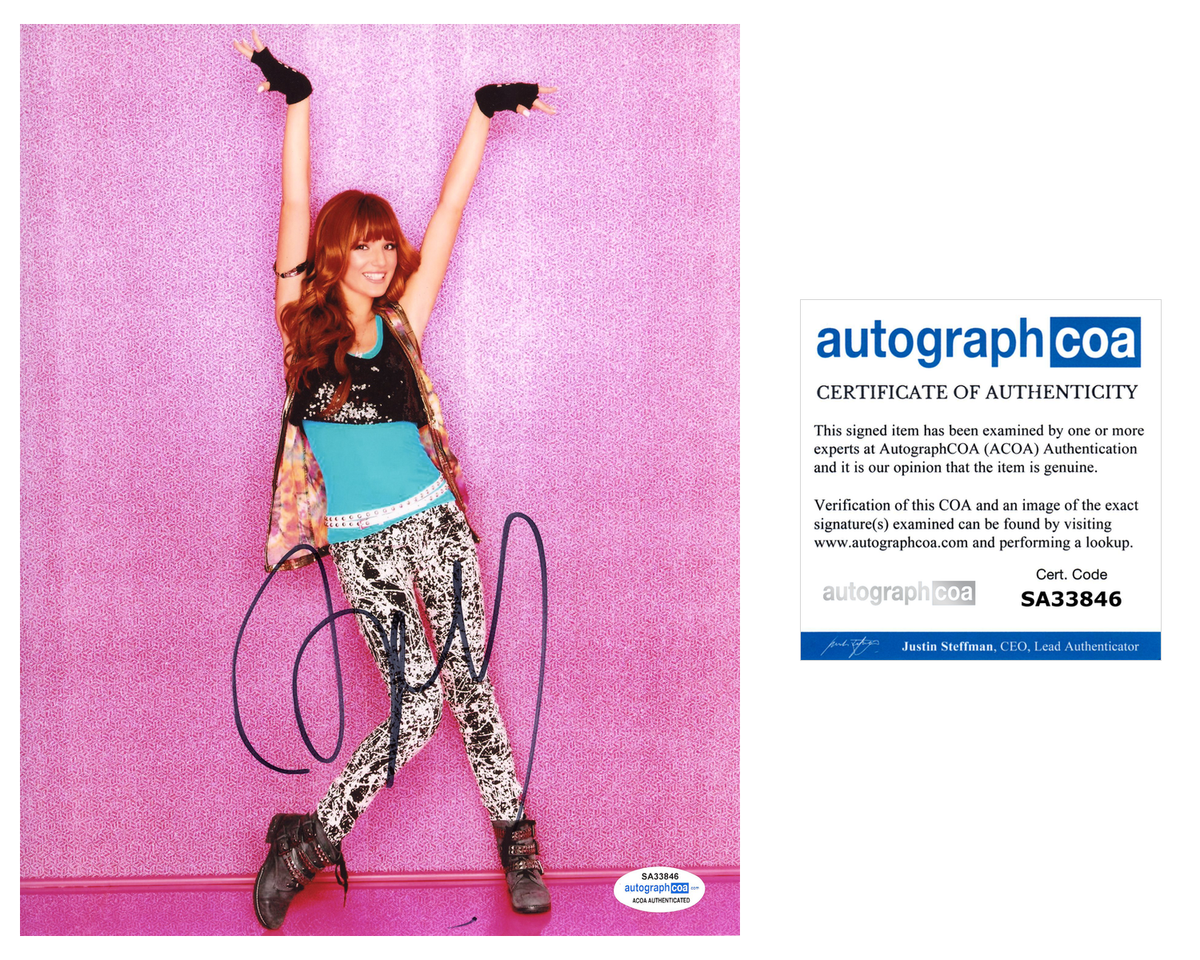 bella thorne 直筆サイン(coa) Bella Thorne Sexy Signed Autograph 8x10 Photo ACOA #2 | Outlaw
