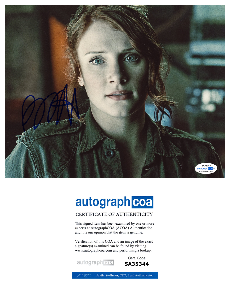 Bryce Dallas Howard Terminator Signed Autograph 8x10 Photo Acoa 3