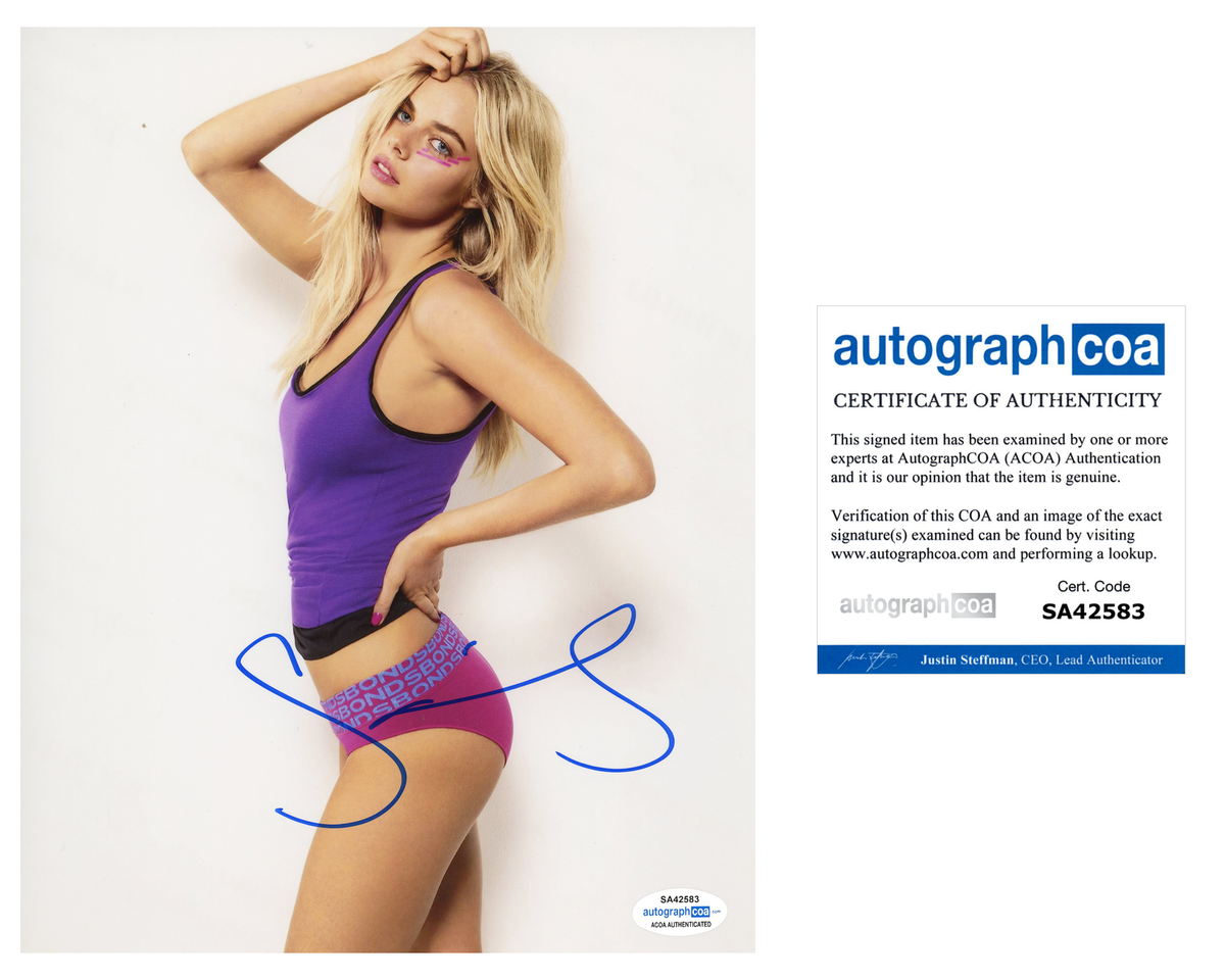 Samara Weaving signed shops Ready or Not 8×10 Photo ACOA COA