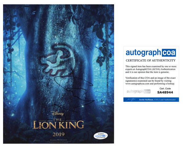 Chiwetel Ejiofor Lion King Signed Autograph 8x10 Photo ACOA