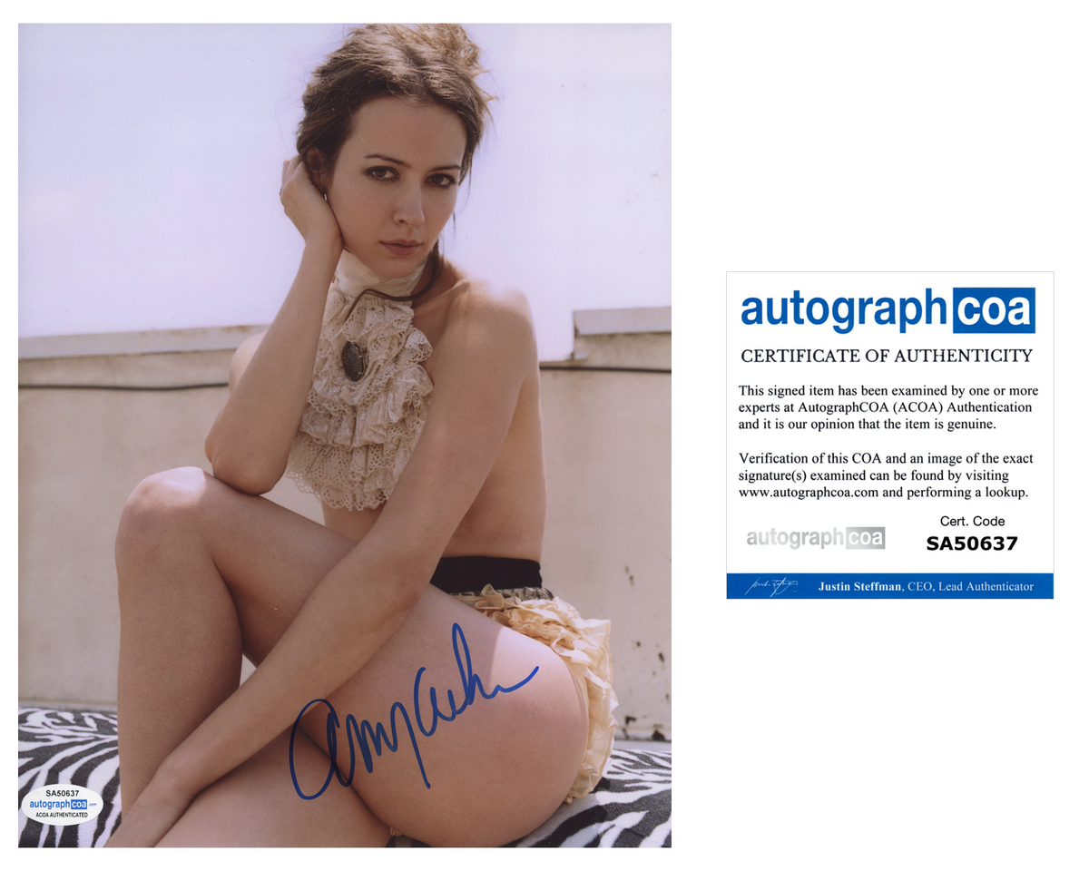 Amy Acker Sexy Signed Autograph 8x10 Photo ACOA | Outlaw Hobbies Authentic  Autographs