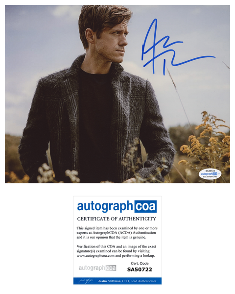 Aaron Tveit Les Miserables Signed Autograph 8x10 Photo ACOA