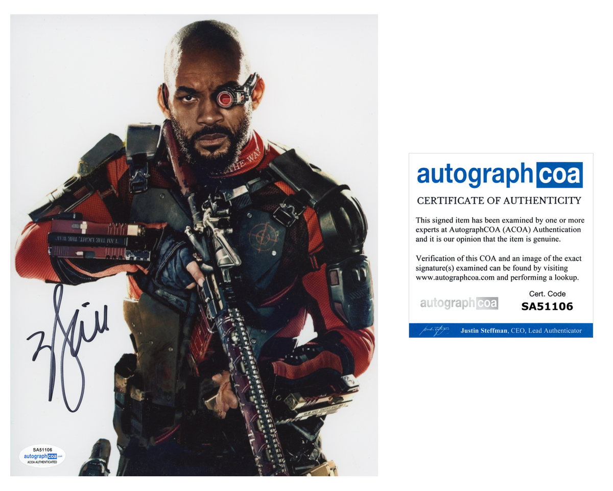 Suicide Squad Cast Signed Autographed Glossy 16x20 Photo COA