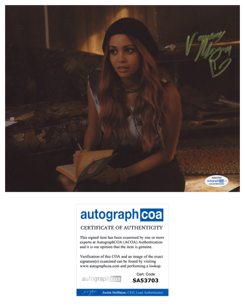 Vanessa Morgan Riverdale Signed Autograph 8x10 Photo ACOA Toni Topaz
