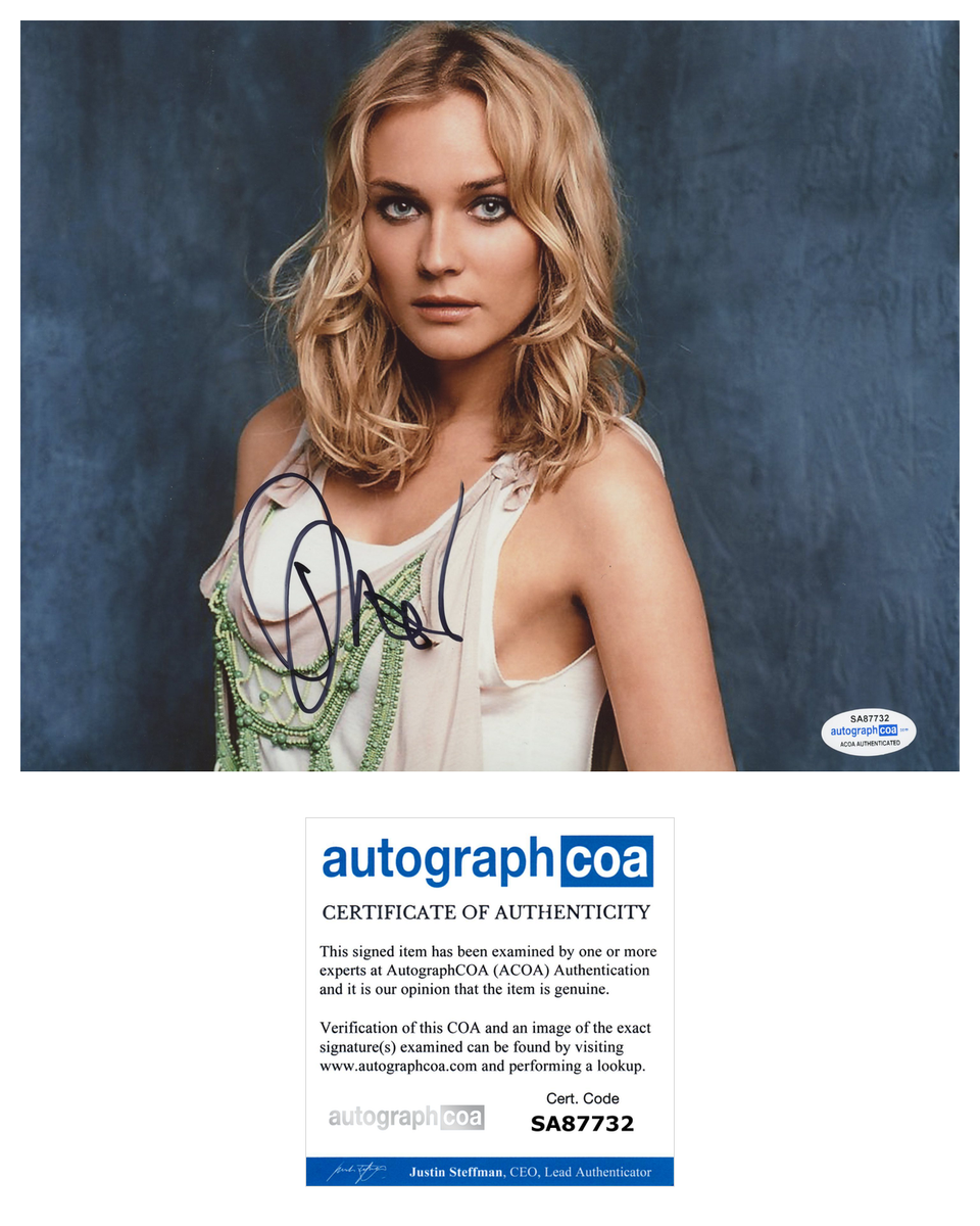 Diane Kruger, National Treasure, Signed 8x10 Photograph