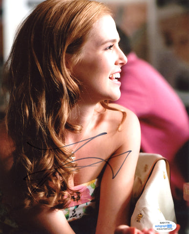 Zoey Deutch Vampire Academy Signed Autograph 8x10 Photo ACOA