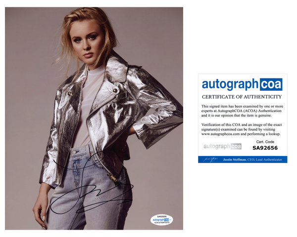 Zara Larsson Sexy Singer Signed Autograph 8x10 Photo ACOA