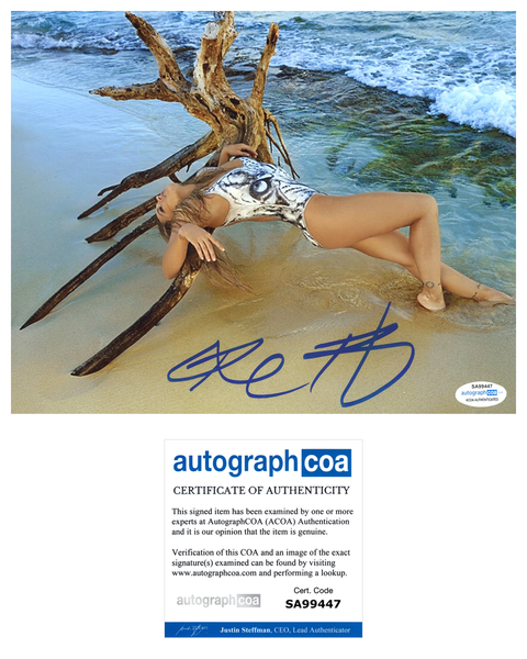 Ronda Rousey UFC Wrestling Sports Illustrated Signed Autograph 8x10 Photo ACOA