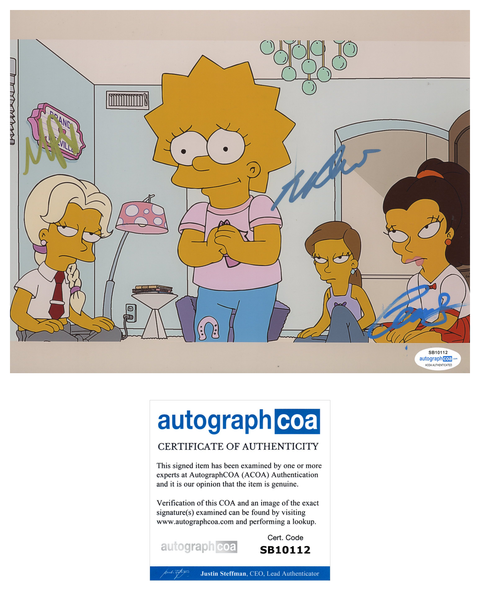 Riverdale Lili Reinhart, Madelaine Petsch & Camila Mendes Simpsons Signed Autograph 8x10 Photo ACOA
