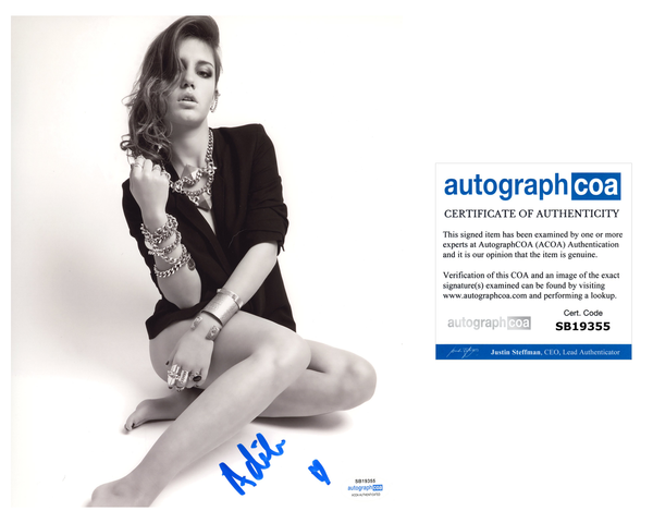 Adele Exachopoulos Sexy Signed Autograph 8x10 Photo ACOA