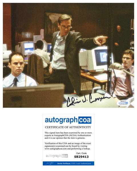 Chris Cooper Bourne Identity Signed autograph 8x10 Photo ACOA