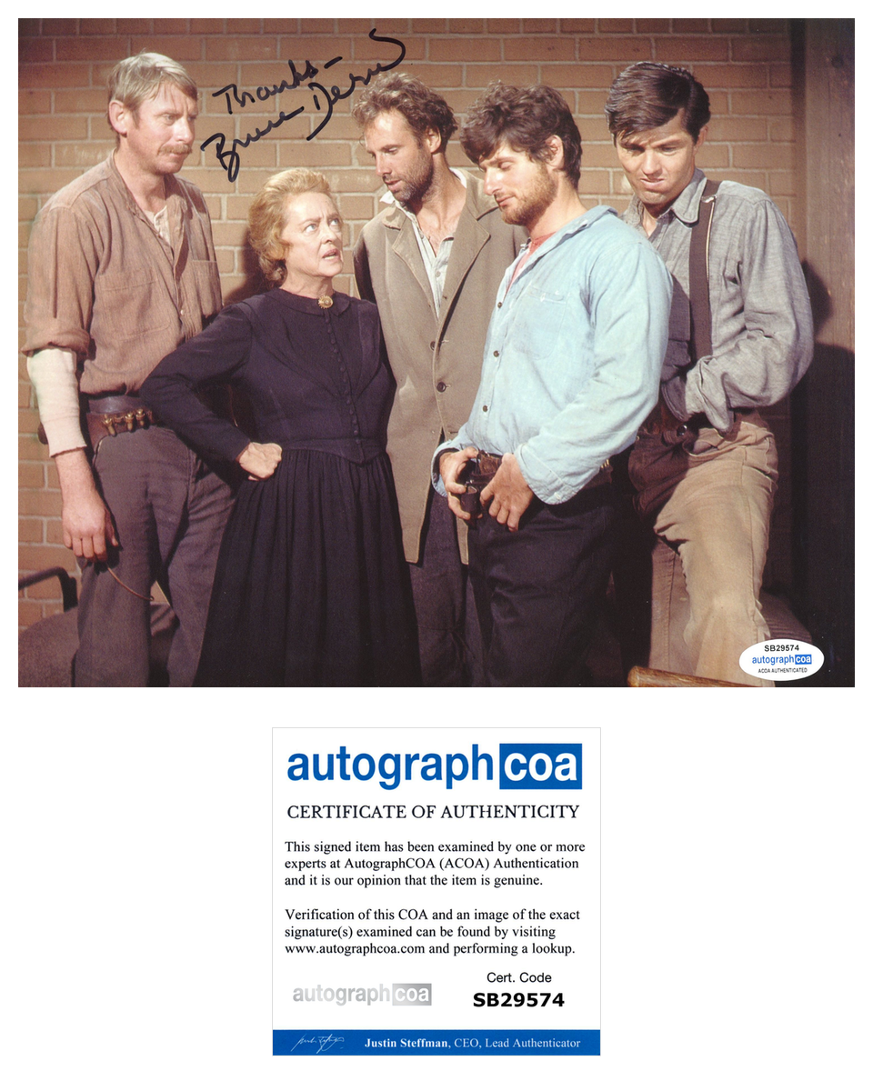 Bruce Dern Signed Autograph 8x10 Photo ACOA | Outlaw Hobbies Authentic