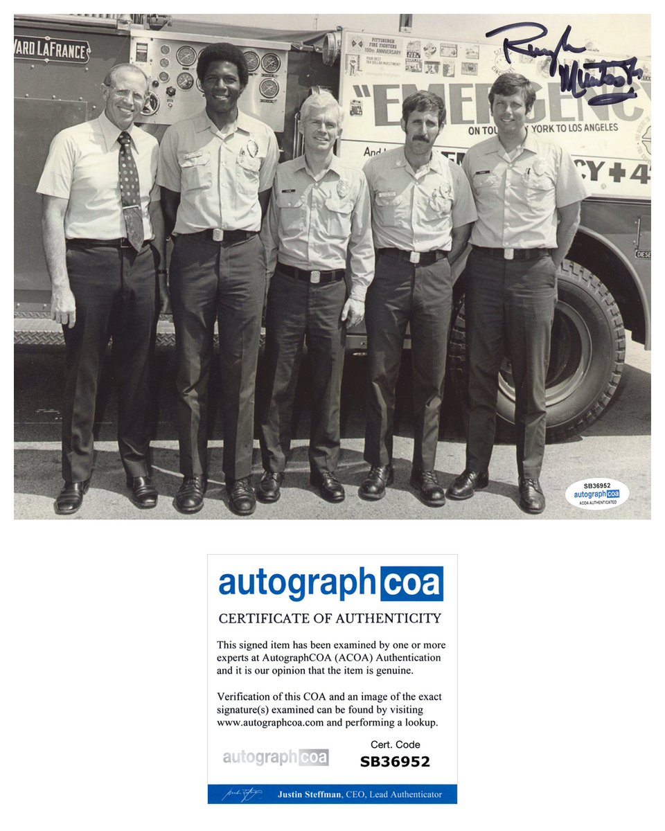 Randolph Mantooth Emergency Signed Autograph 8x10 Photo ACOA | Outlaw ...