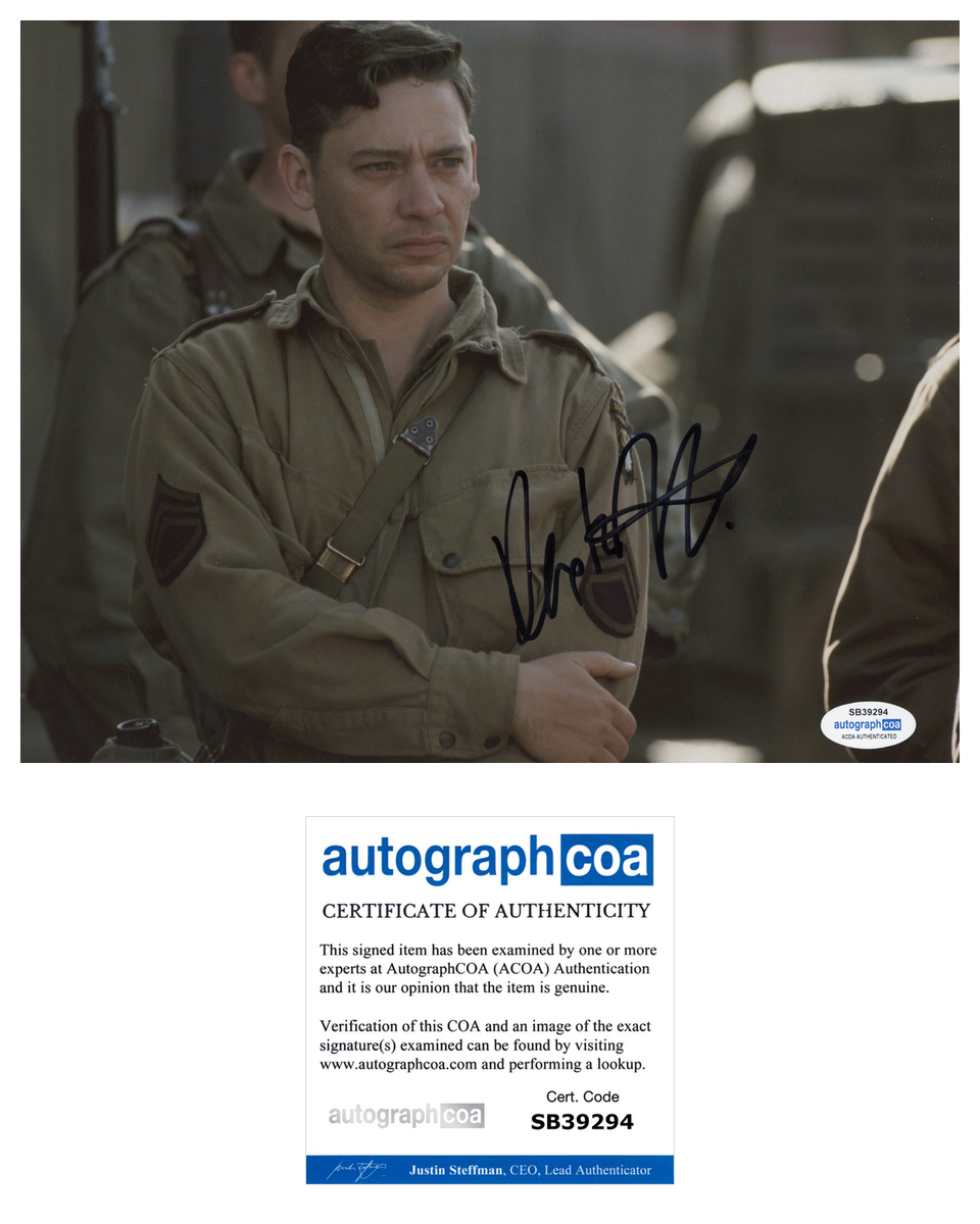Dexter Fletcher Band of Brothers Signed Autograph 8x10 Photo ACOA