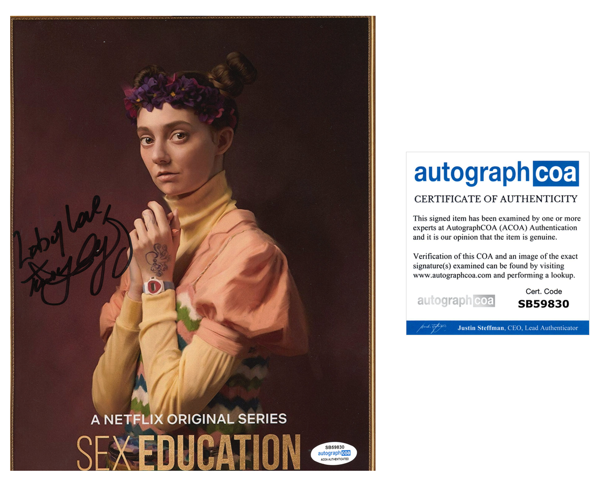 Tanya Reynolds Sex Education Signed Autograph 8x10 Photo Acoa Outlaw Hobbies Authentic Autographs
