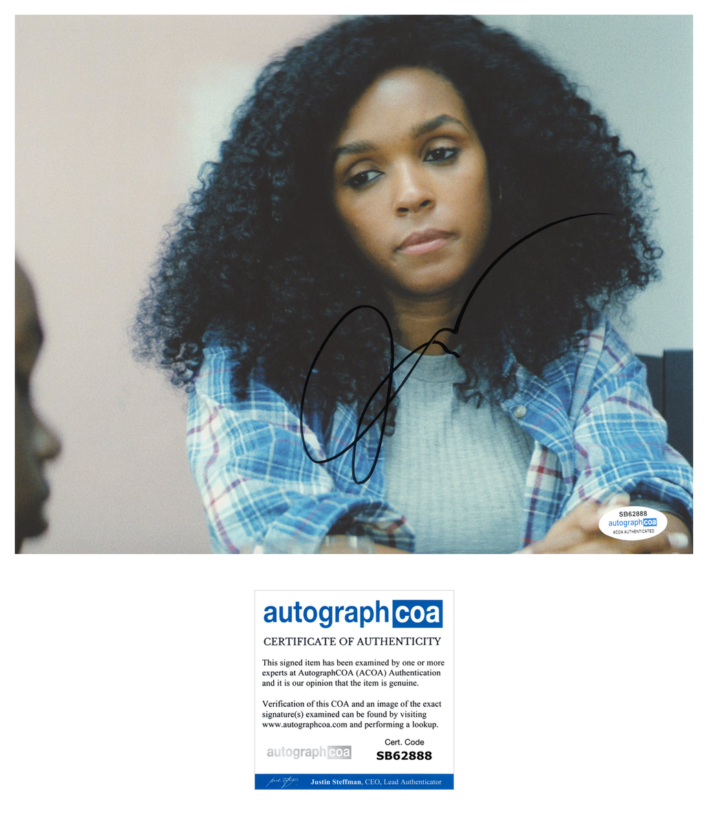 Janelle Monae Moonlight Signed Autograph 8x10 Photo ACOA Outlaw