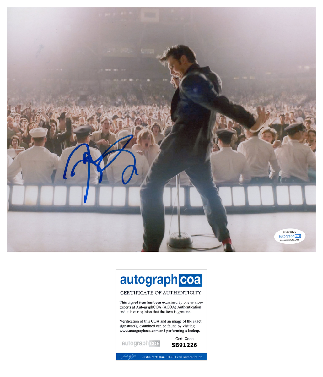 Austin Butler Elvis Signed Autograph 8x10 Photo ACOA | Outlaw Hobbies ...