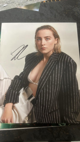 Saorise Ronan Signed 8x10 Photo ACOA