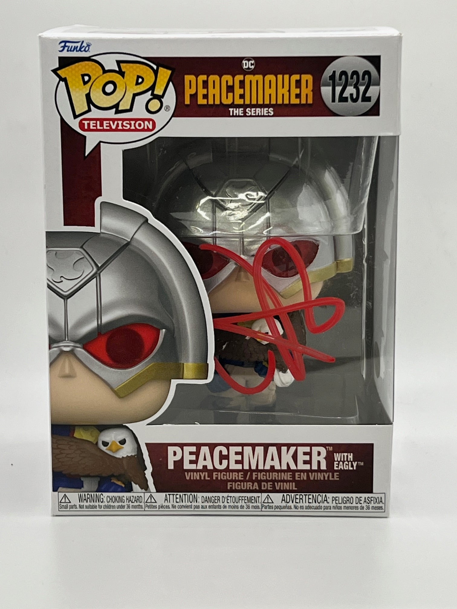 John Cena Peacemaker Signed Autograph Funko ACOA