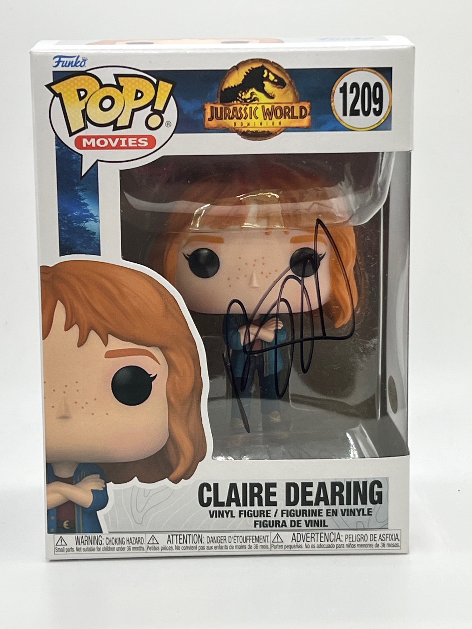 Bryce Dallas Howard Jurassic Park Signed Autograph ACOA Funko