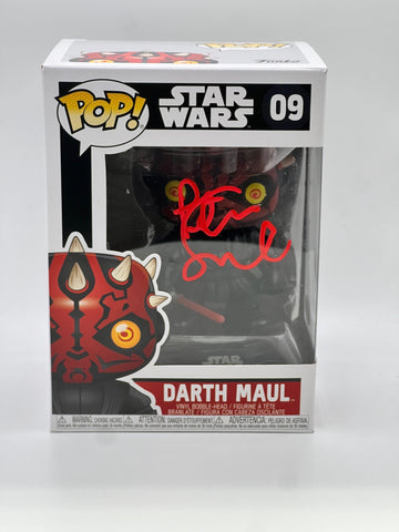 Peter Serafinowicz Star Wars Darth Maul Signed Autograph Funko ACOA