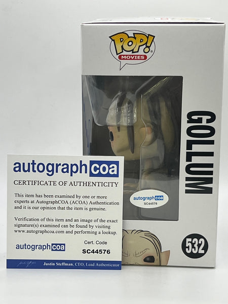 Andy Serkis Lord of the Rings Signed Autograph Funko ACOA